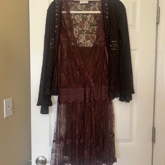 2.1.3 Anthropology lace dress with inner slip - Picture 6 of 13